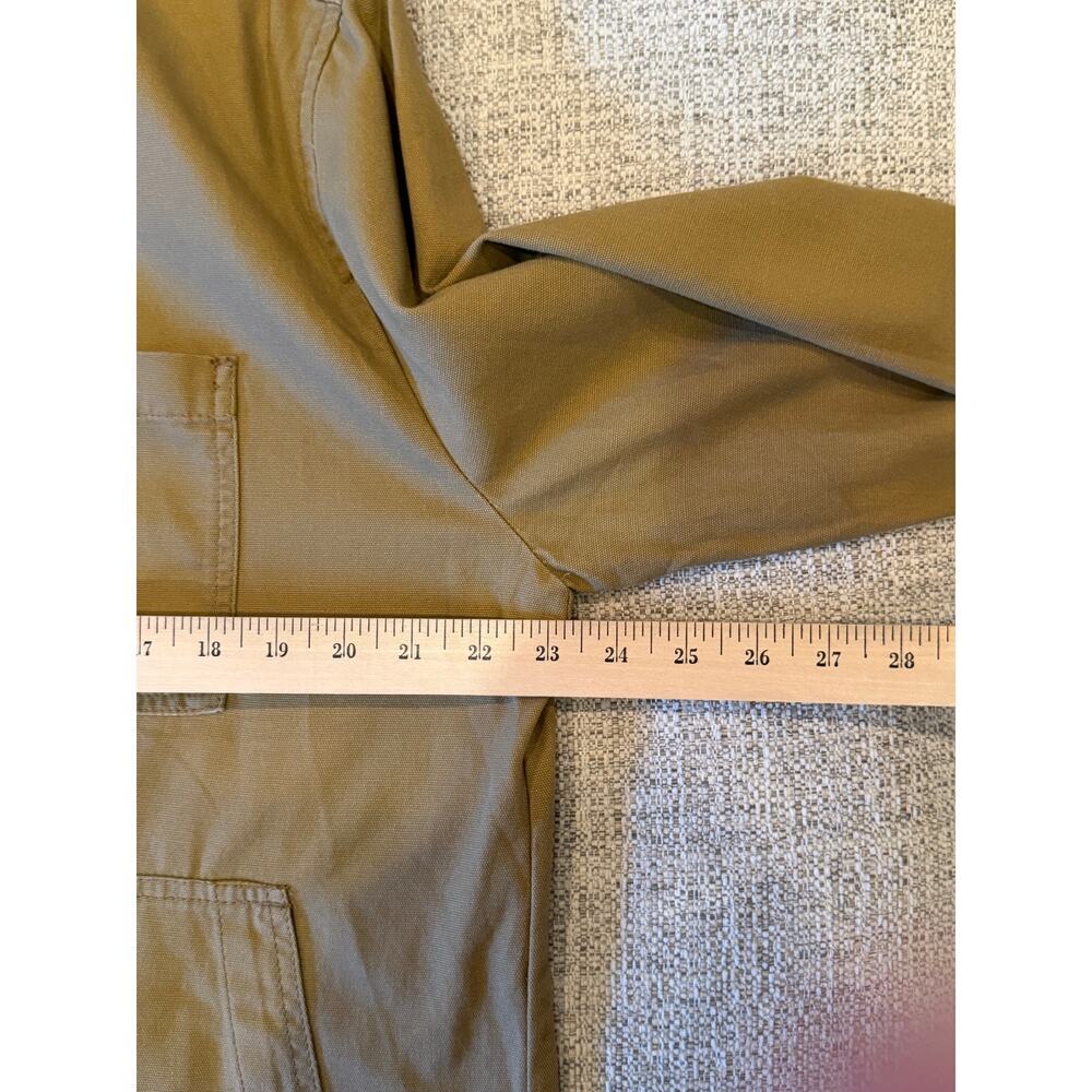 Gap Men's Relaxed Canvas Utility Jacket Brown Corduroy Collar Front Zipper M - Picture 7 of 12